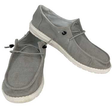 Other Hey Dude Wendy Chambray Light Grey 10 Slip O