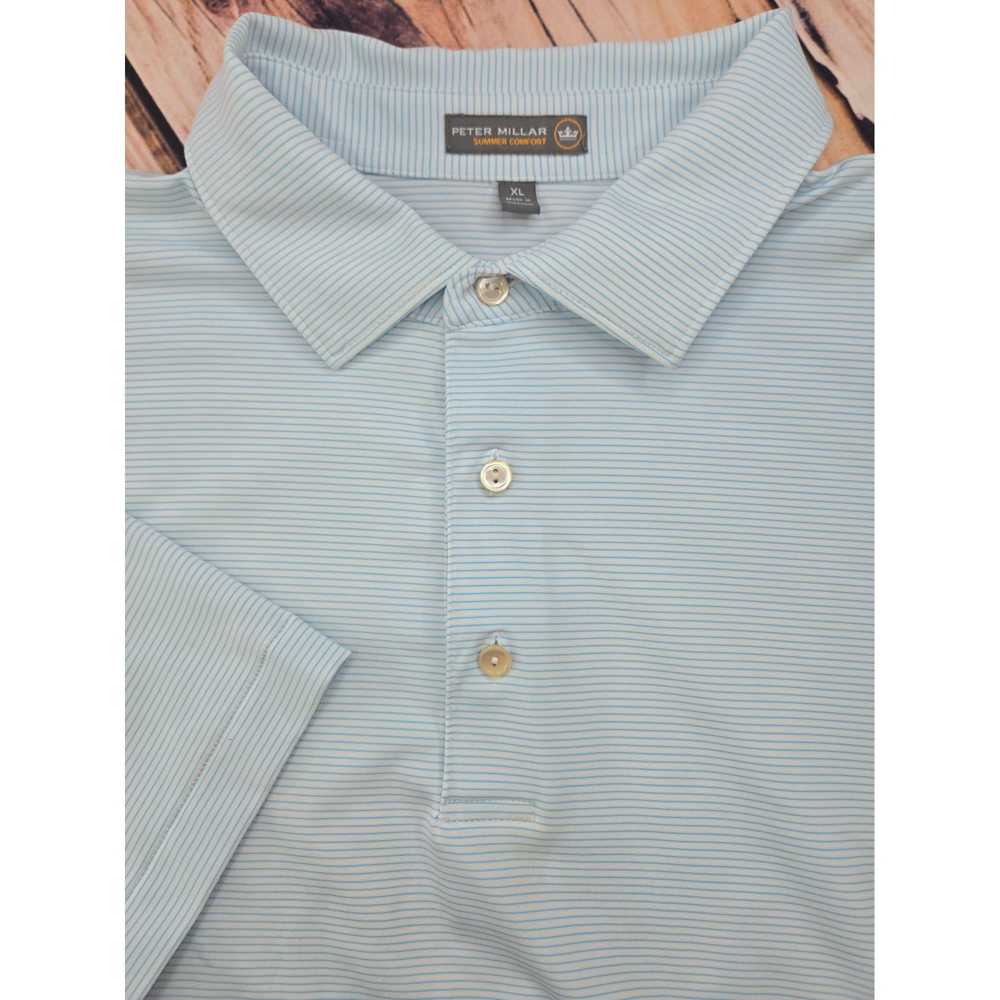 Peter Millar Peter Millar Mens Blue Striped Summe… - image 3