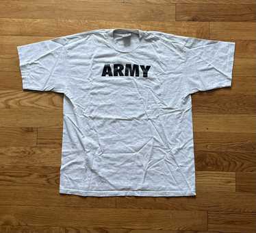 Designer × Other × Vintage Vintage ARMY T-Shirt H… - image 1