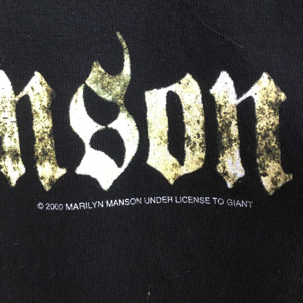 Marilyn Manson × Rock Tees × Vintage Vintage Mari… - image 10