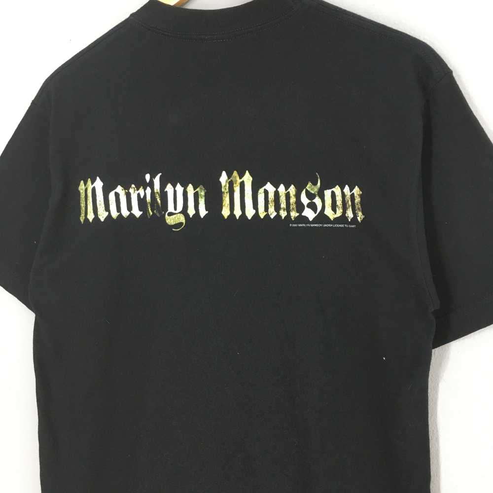 Marilyn Manson × Rock Tees × Vintage Vintage Mari… - image 9