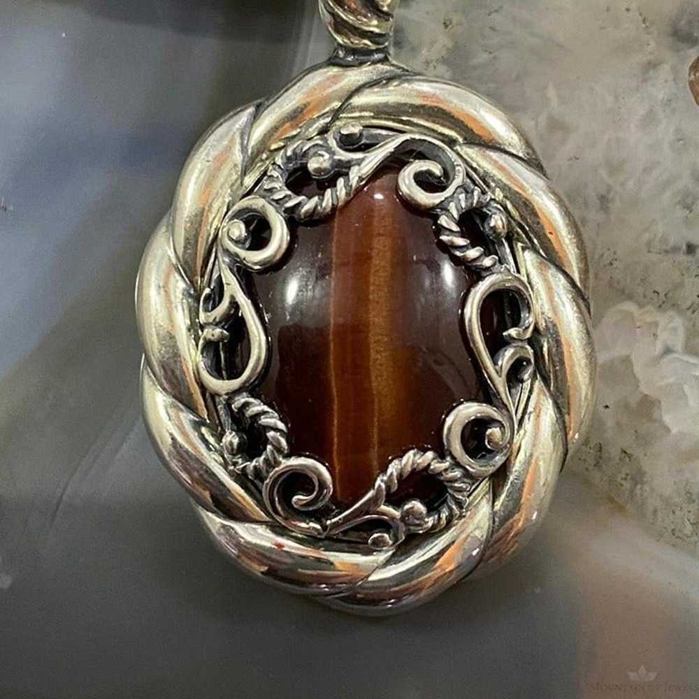 Carolyn Pollack Sterling Silver Tiger's Eye Decor… - image 6