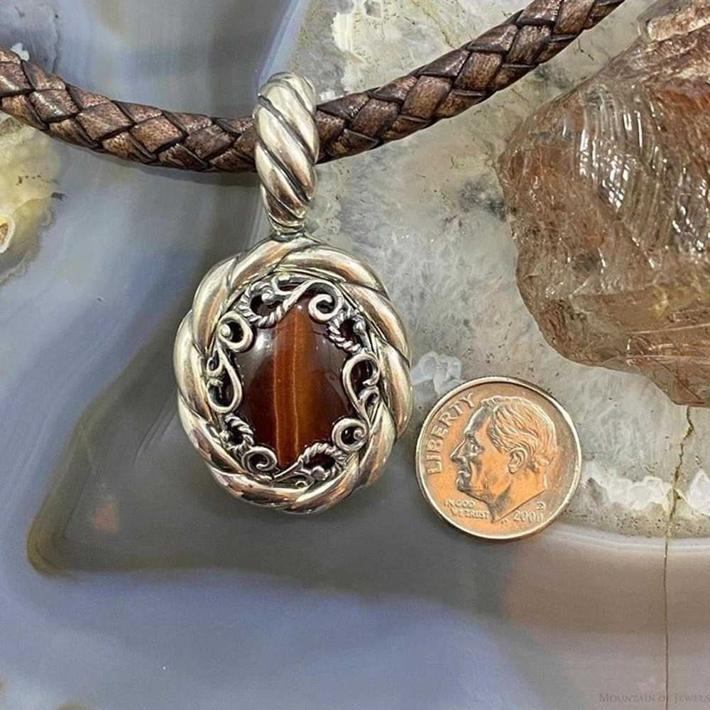 Carolyn Pollack Sterling Silver Tiger's Eye Decor… - image 8