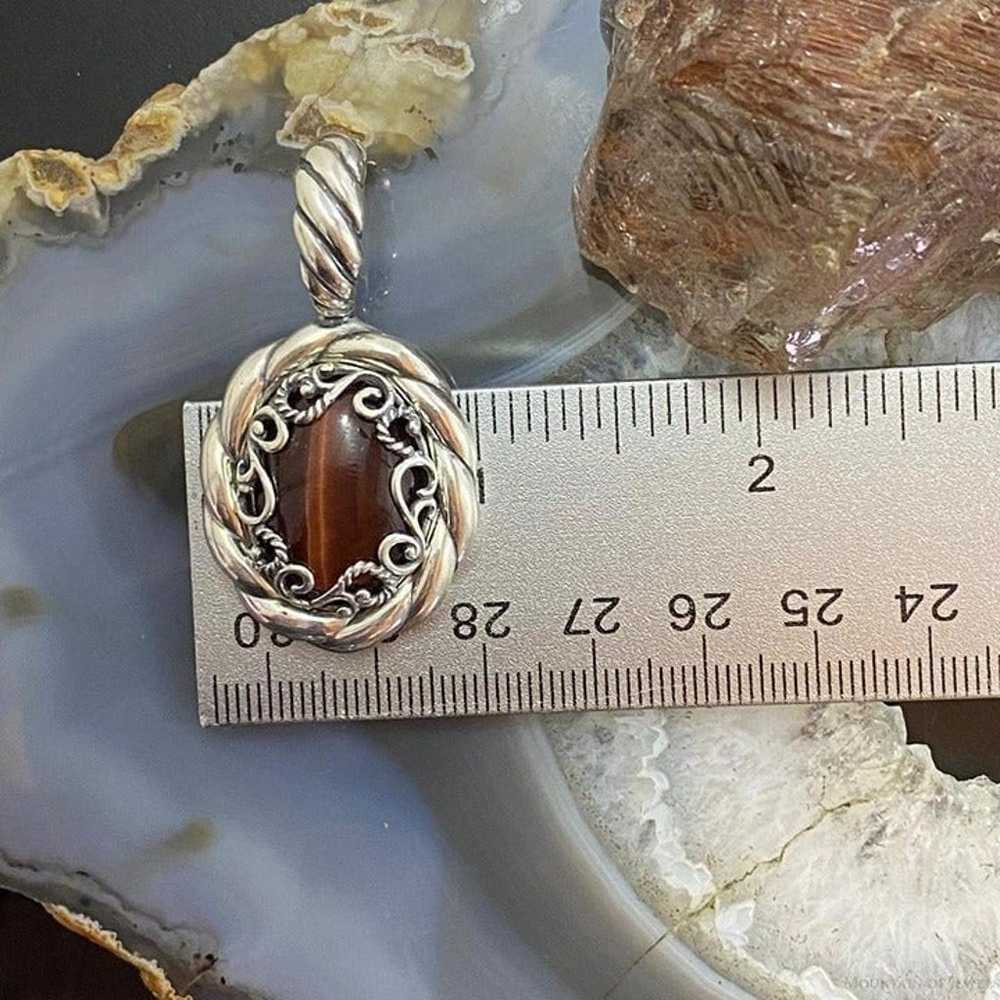 Carolyn Pollack Sterling Silver Tiger's Eye Decor… - image 9