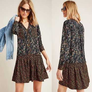 Anthropologie Maeve Marlie Button-Front Tunic Dres