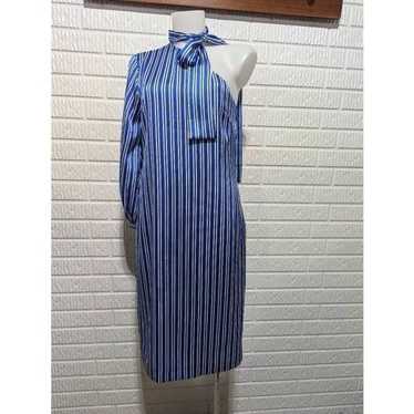 Banana Republic Women's Blue & White Striped One … - image 1