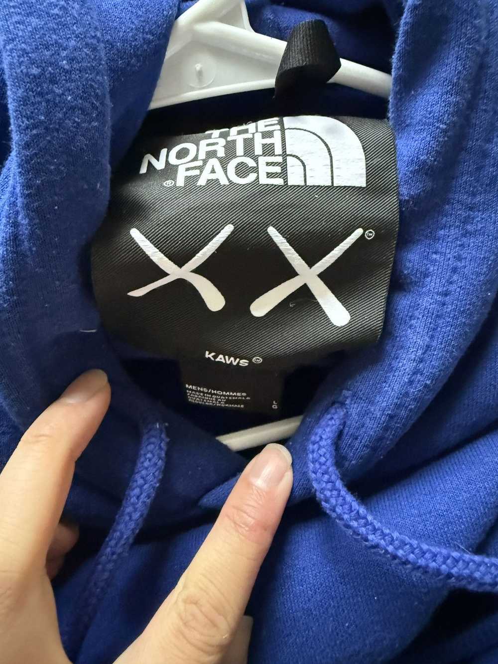 Kaws × The North Face Kaws North Face Hoodie Blue - image 4