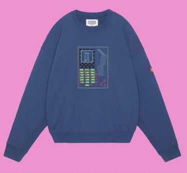 トップス C.E. Cavempt WASHED VS 8b CREW NECK Cav Empt Washed VS 8b Crewneck Green Jumper / Sweatshirt