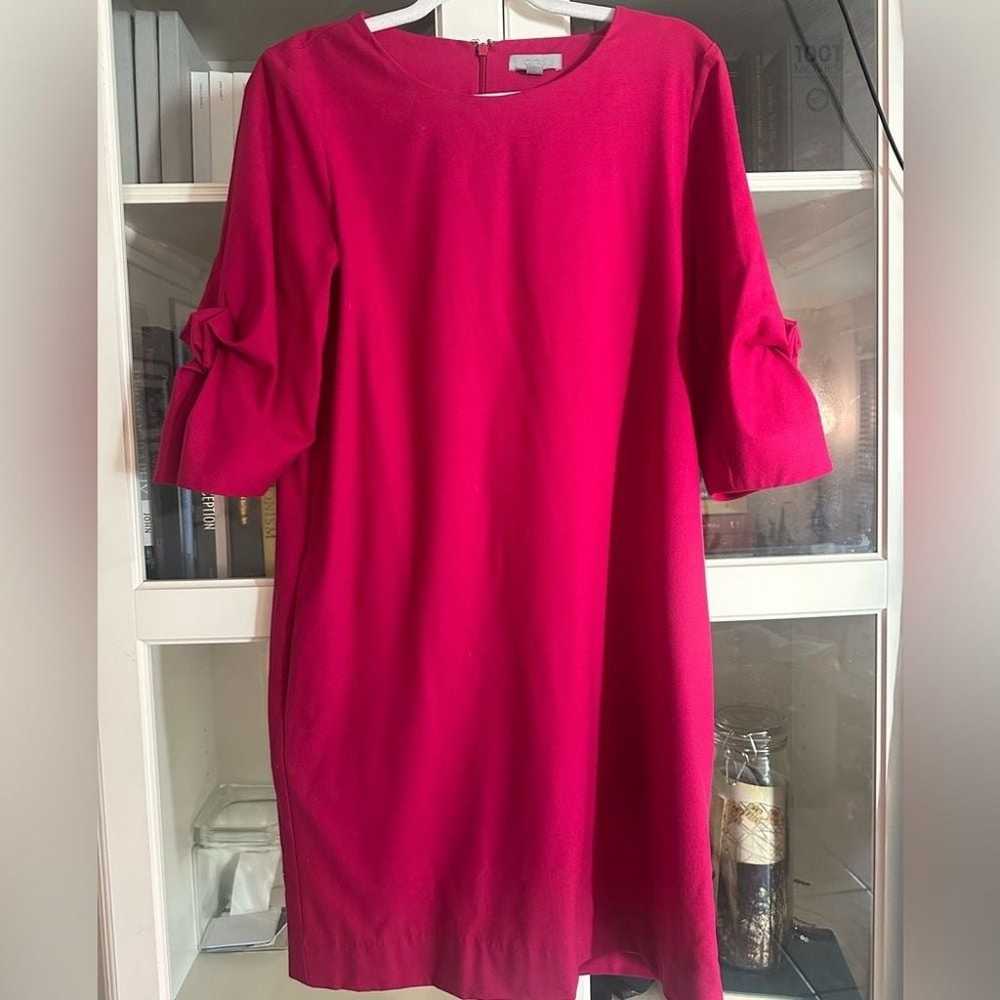 COS size 8 dress, 96% wool detailed sleeve with p… - image 3