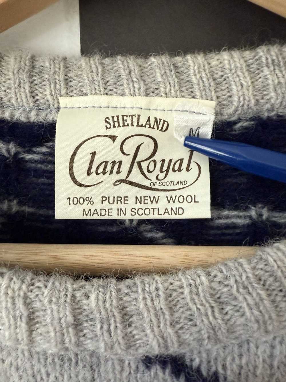 Shetland Islands × Vintage Vintage 80s Clan Royal… - image 3