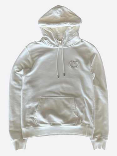 Dior Dior White CD Icon Embroidered Logo Hoodie