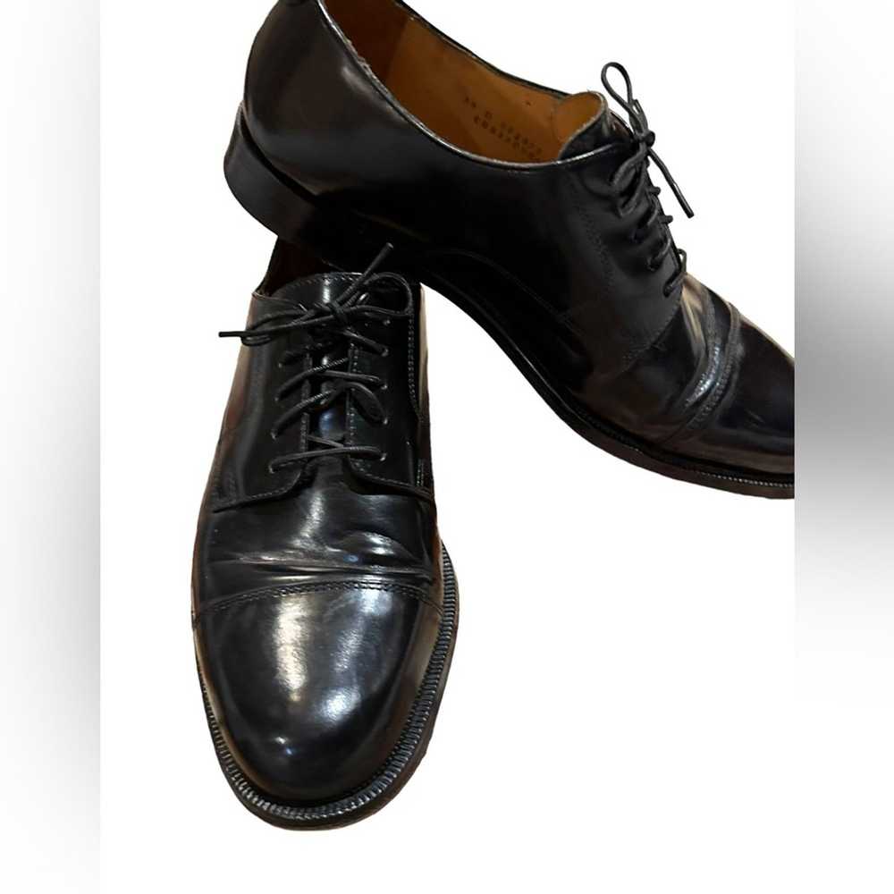 Cole Haan Cole Haan 9.5 Black Leather LaceUp Dres… - image 7