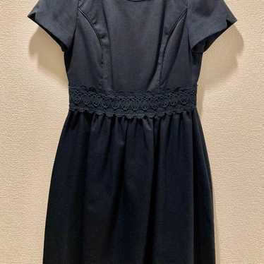 Navy short-sleeved knee-length dress Rewde Rew fo… - image 1