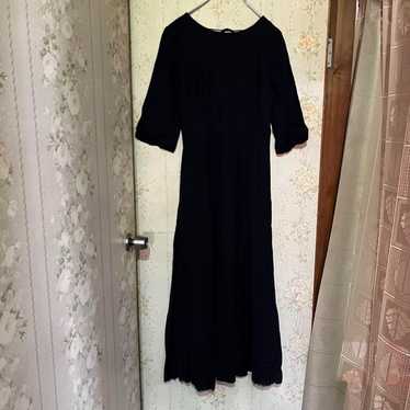 FRAY I.D Long Dress Wool & Linen with Pockets FRA… - image 1