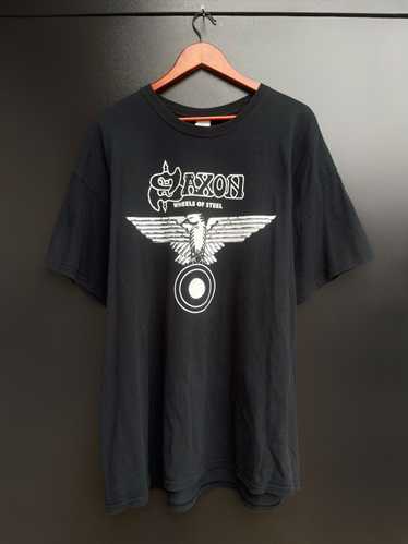 Band Tees × Rock T Shirt × Vintage Vintage Saxon … - image 1