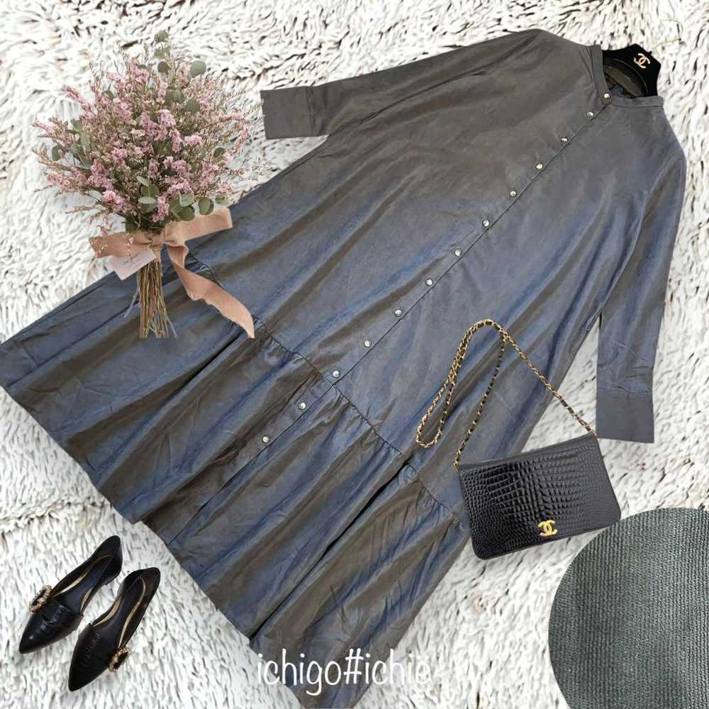 Beautiful item ◆ Long sleeve band collar tiered s… - image 1