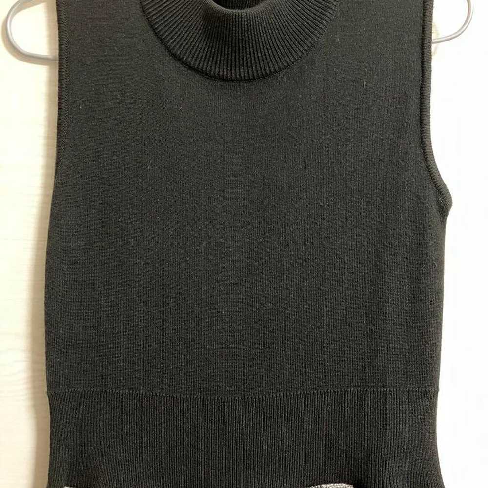 Bouchon sleeveless knit dress in black - image 3