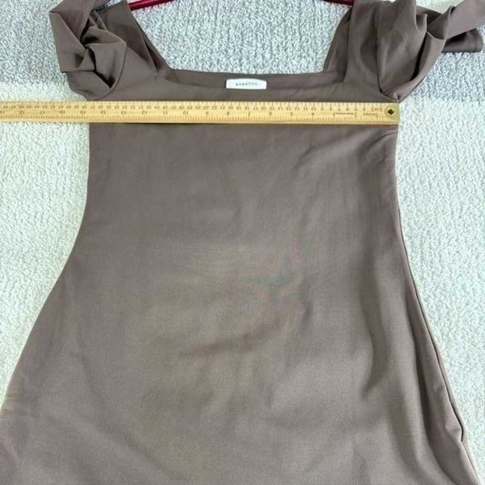 Aritiza Babaton Dress Womens Sz L Bodycon Square … - image 12