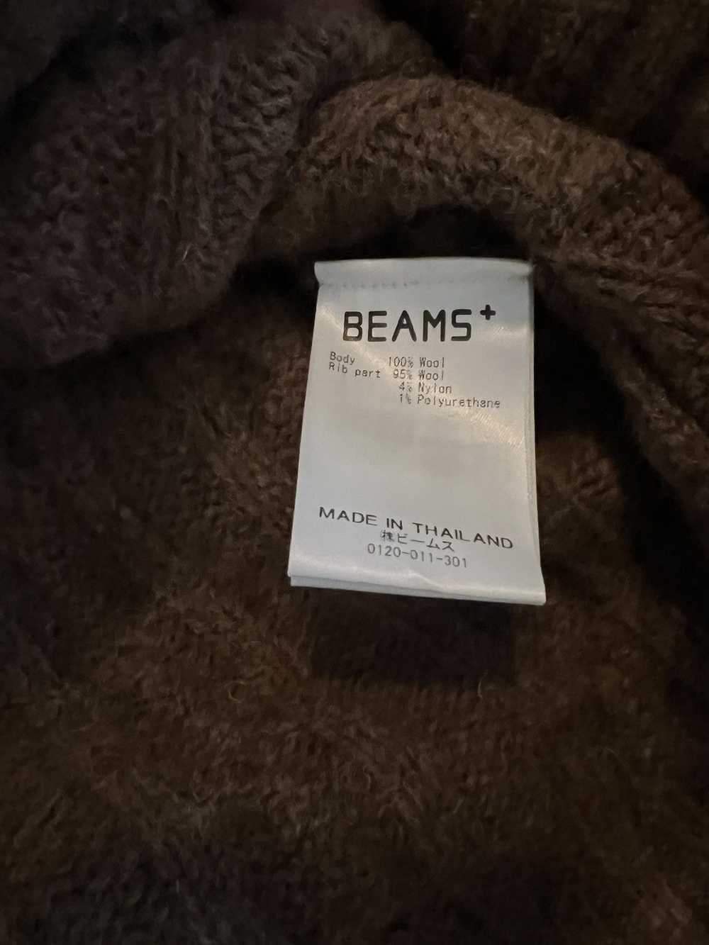 Beams Plus Cable Knit Crewnweck Sweater - image 4