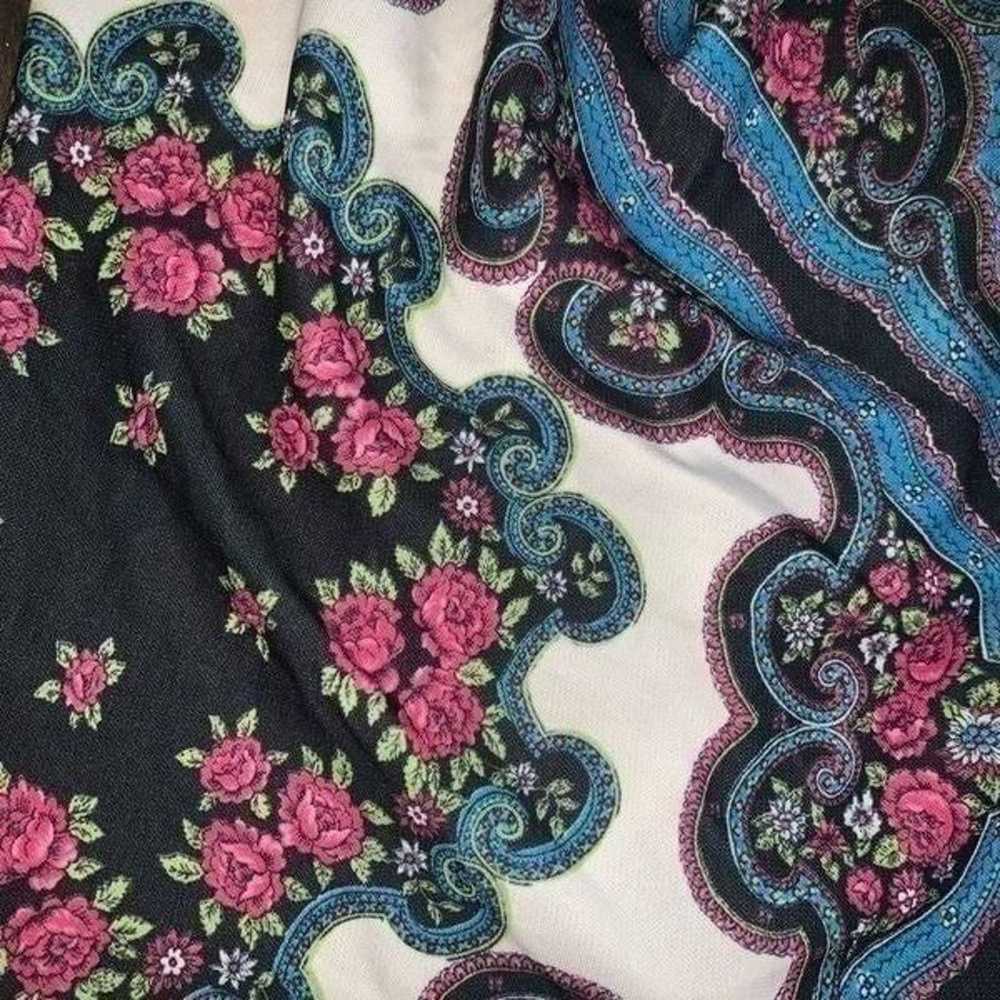 Vintage y2k rampage rose floral print dress - image 3