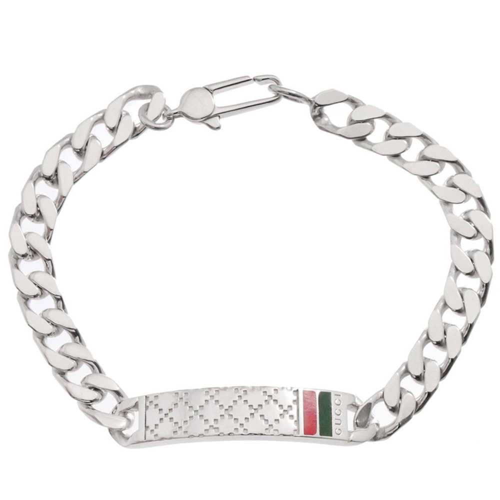 Gucci GUCCI Diamantissima Bracelet #18 SV Silver … - image 1