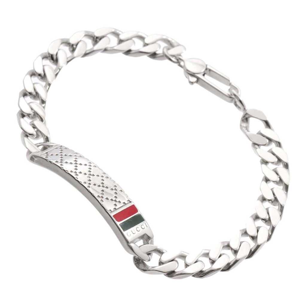 Gucci GUCCI Diamantissima Bracelet #18 SV Silver … - image 2