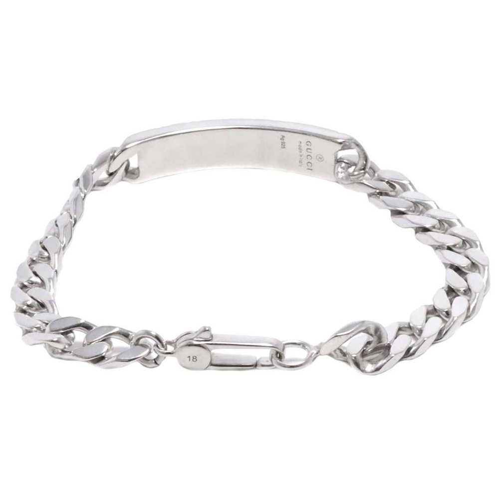 Gucci GUCCI Diamantissima Bracelet #18 SV Silver … - image 4