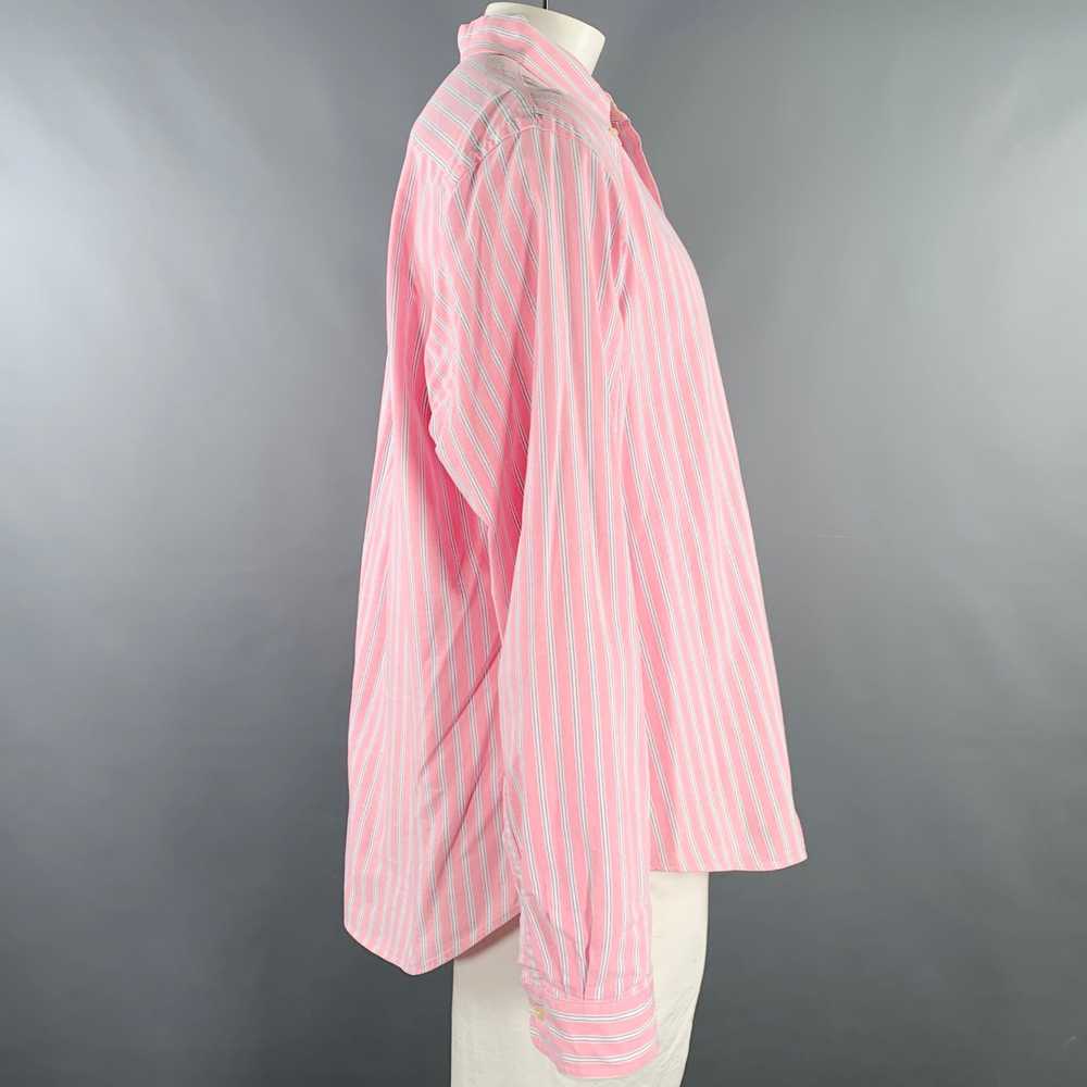 Ralph Lauren RALPH LAUREN Pink White Stripe Cotto… - image 3