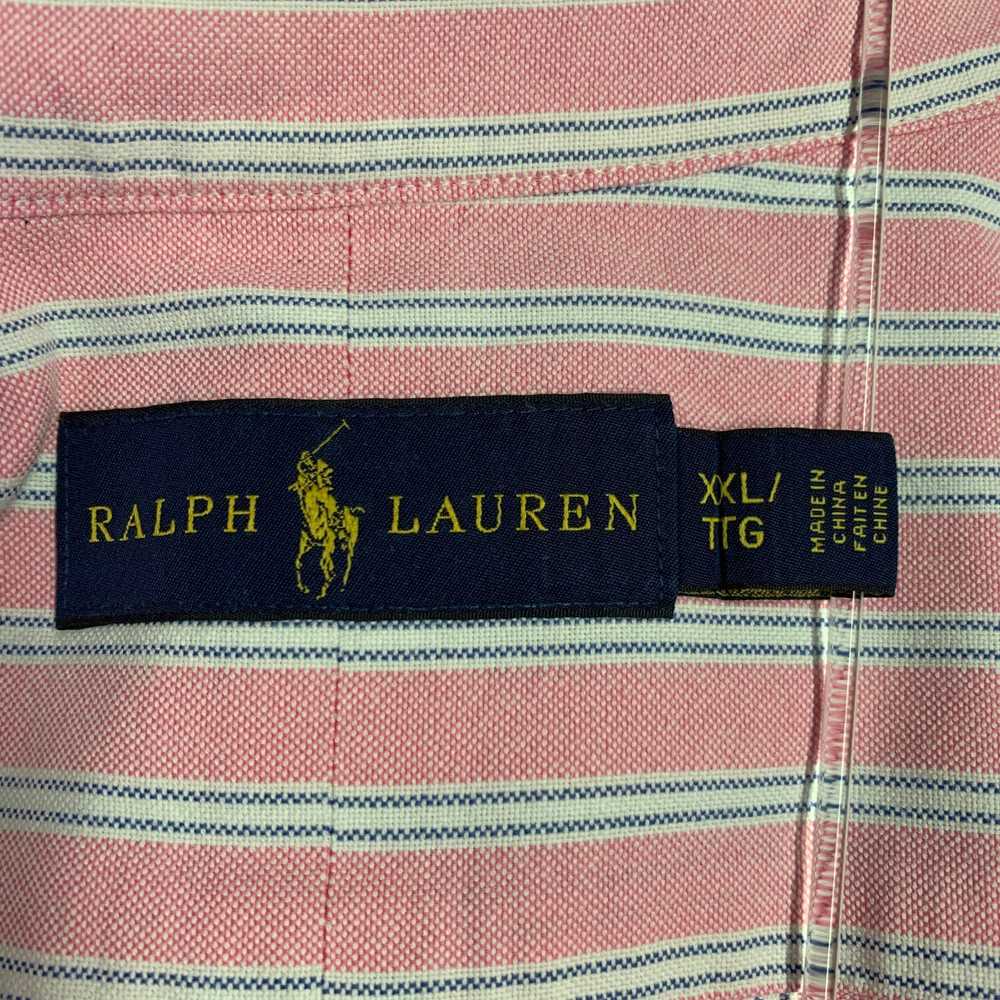 Ralph Lauren RALPH LAUREN Pink White Stripe Cotto… - image 5