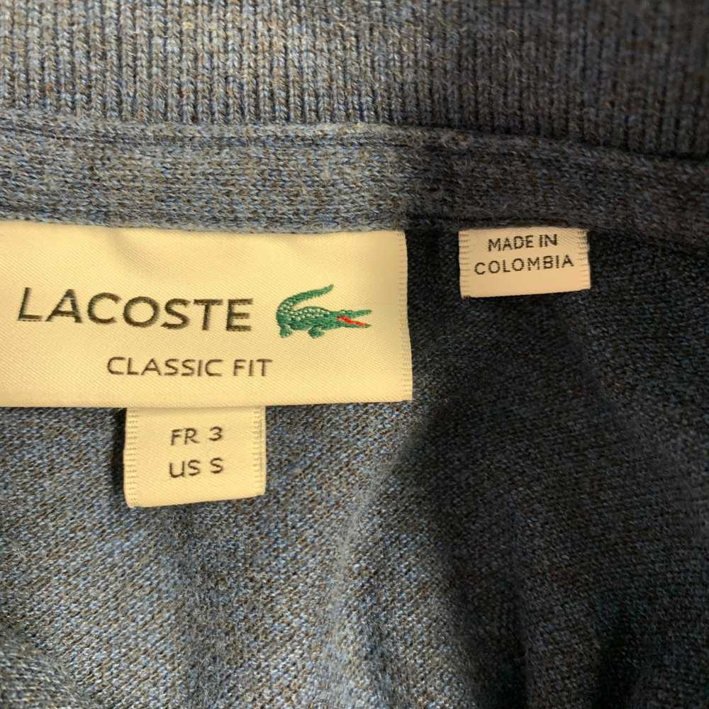 Lacoste Navy Cotton Half Placket Polo - image 4