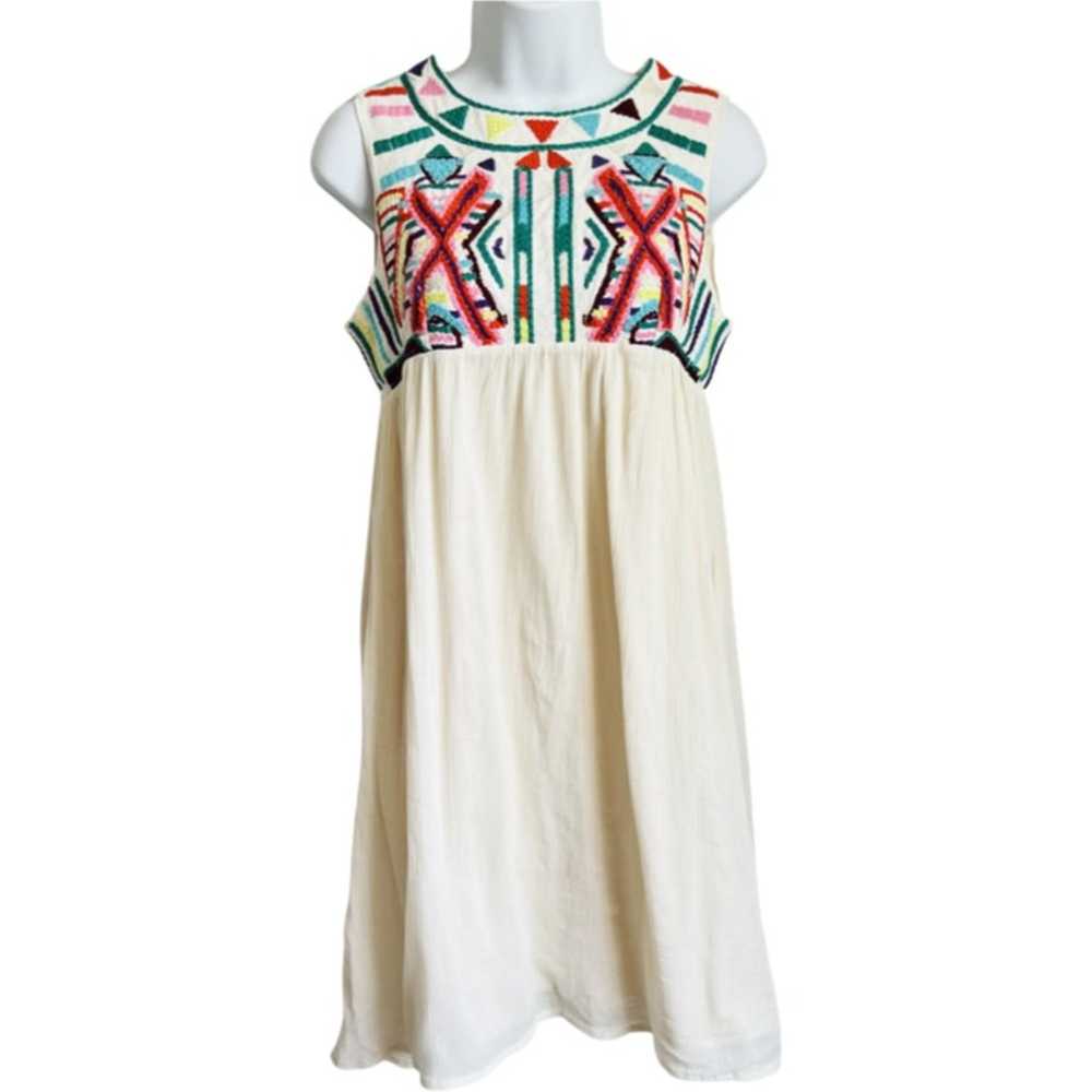 Anthropologie Gryphon Sleeveless Tapestry Cream E… - image 2