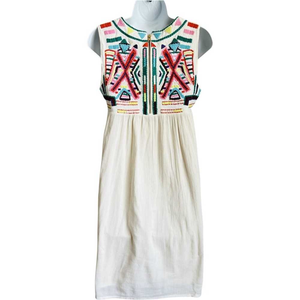 Anthropologie Gryphon Sleeveless Tapestry Cream E… - image 3