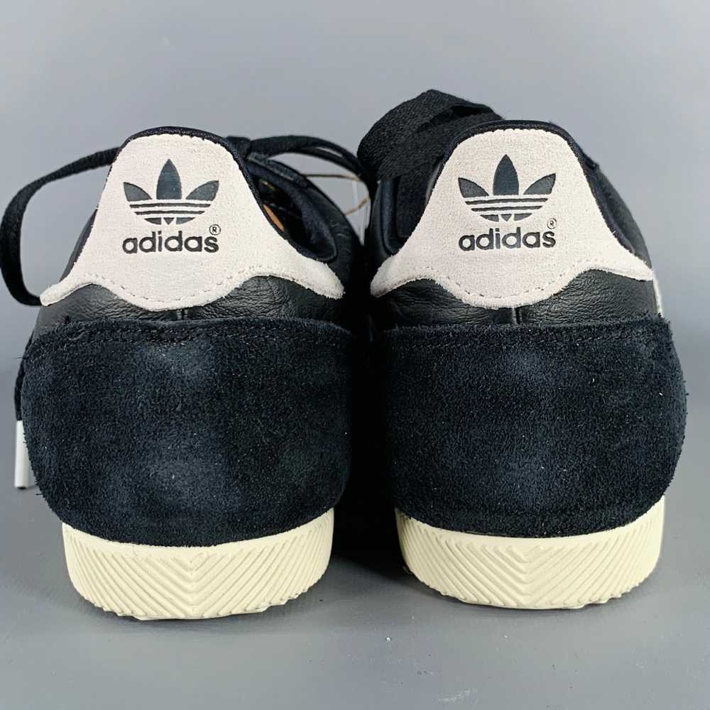 Adidas JAPAN Black White Leather Two Tone Low Top… - image 3