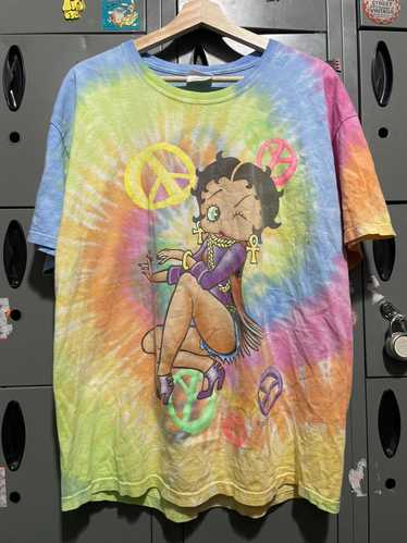 Vintage Vintage Betty Boop tie dye graphic tee car