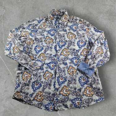 Tasso Elba Tasso Elba Paisley Dress Shirt XL 17-17