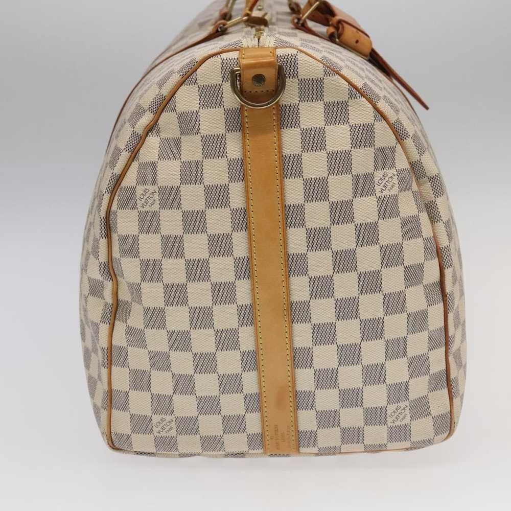 Louis Vuitton Keepall Bandouliere 55 White Canvas… - image 4