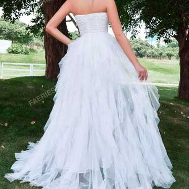 Strapless Wedding Dress White