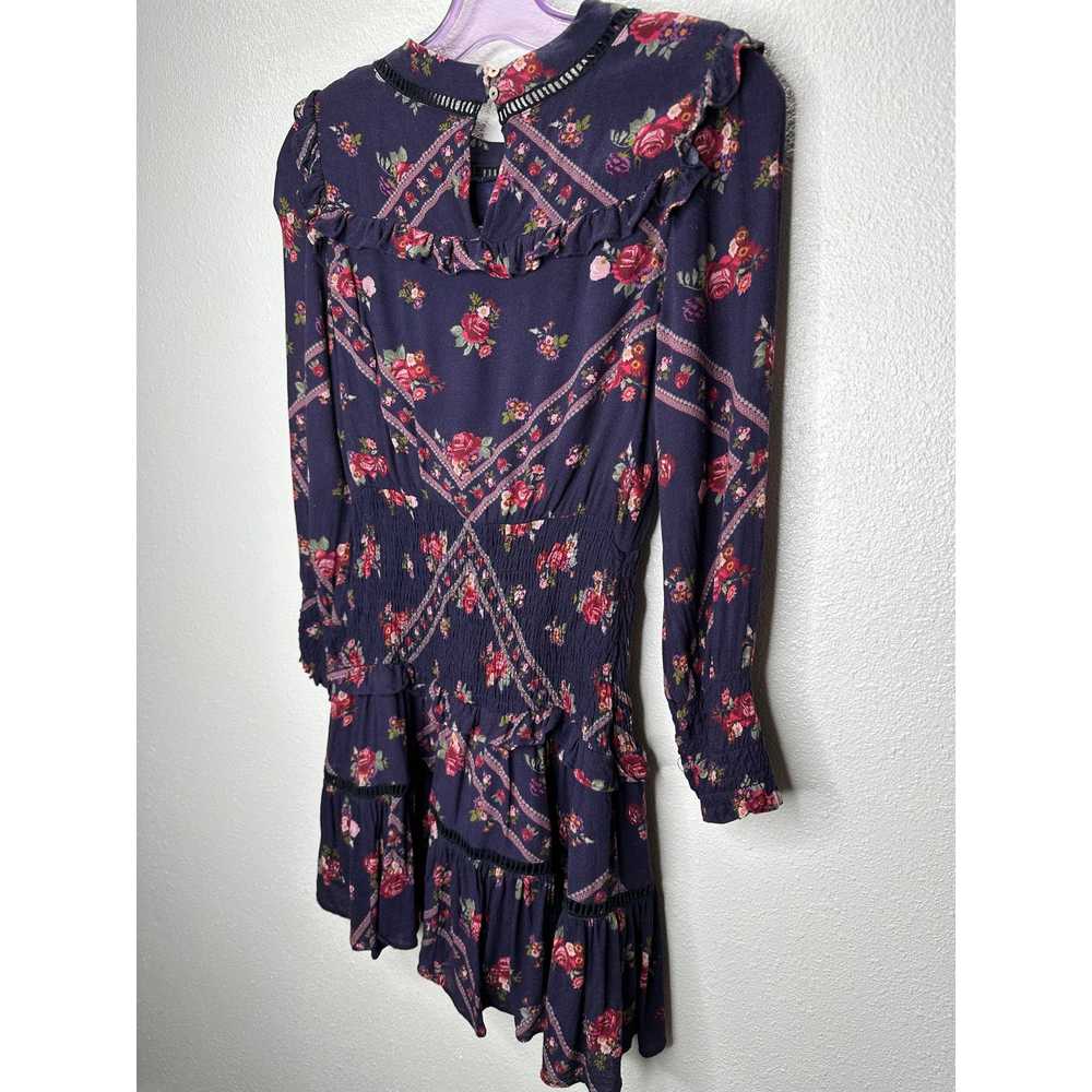 Other Rahi Cali Purple Multi Floral 3/4 Sleeve Ru… - image 6