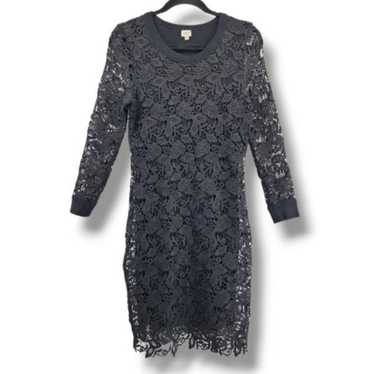 Wilfred Artizia Wilson Black Guipure Lace Crochet… - image 1