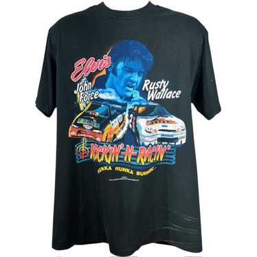 Vintage Vintage NASCAR Elvis Presley Rusty Wallac… - image 1