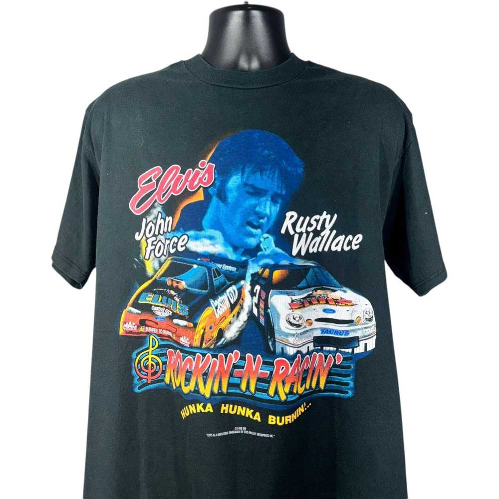 Vintage Vintage NASCAR Elvis Presley Rusty Wallac… - image 2