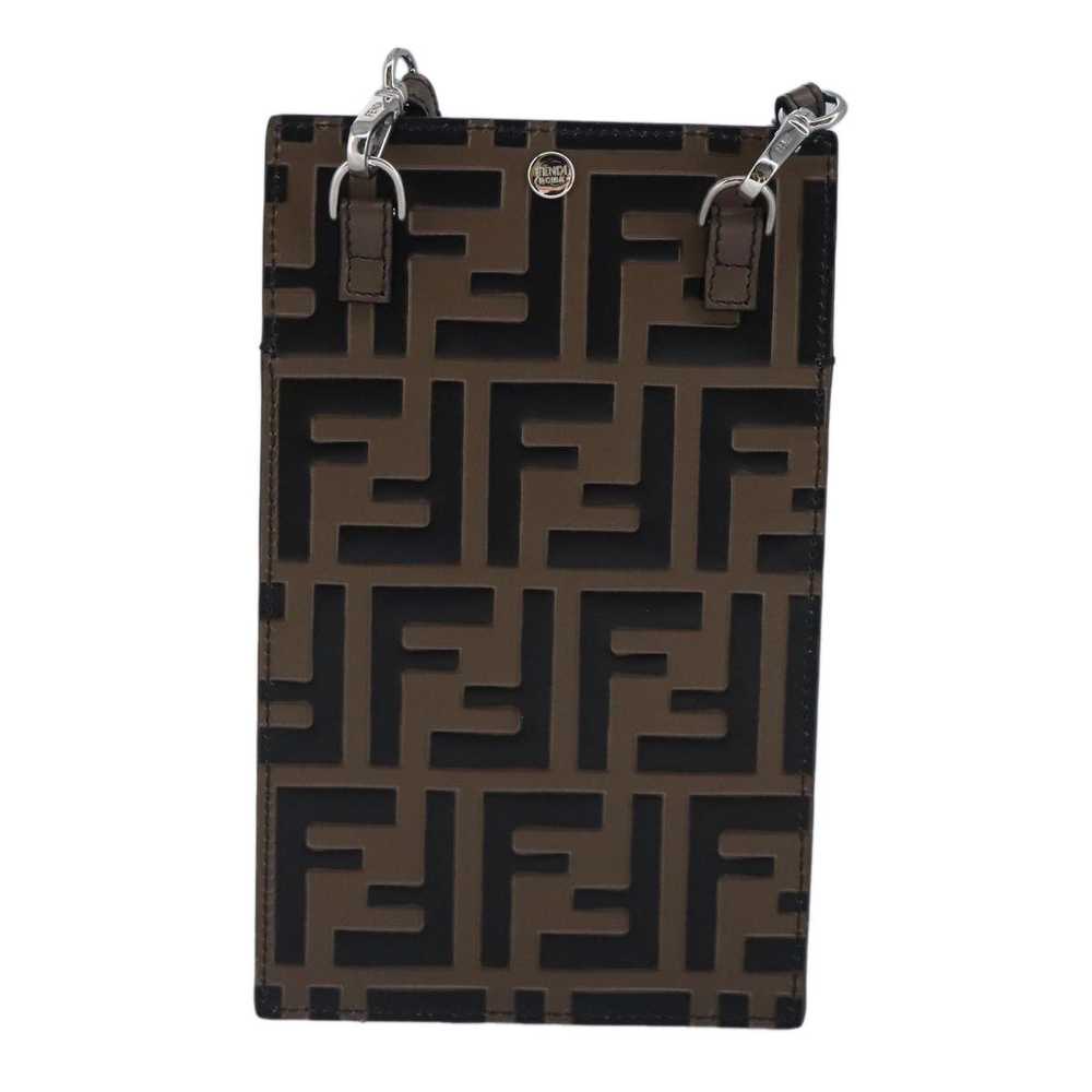 Fendi Zucca Brown Canvas Clutch Bag (Pre-Owned) - image 3