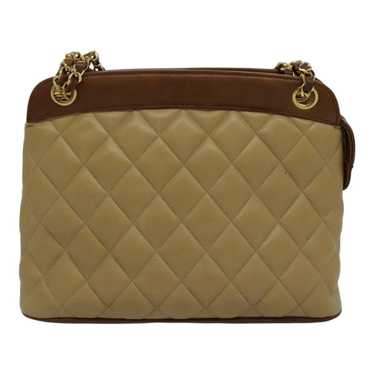 Chanel Vintage Beige Leather Shoulder Bag (Pre-Ow… - image 1