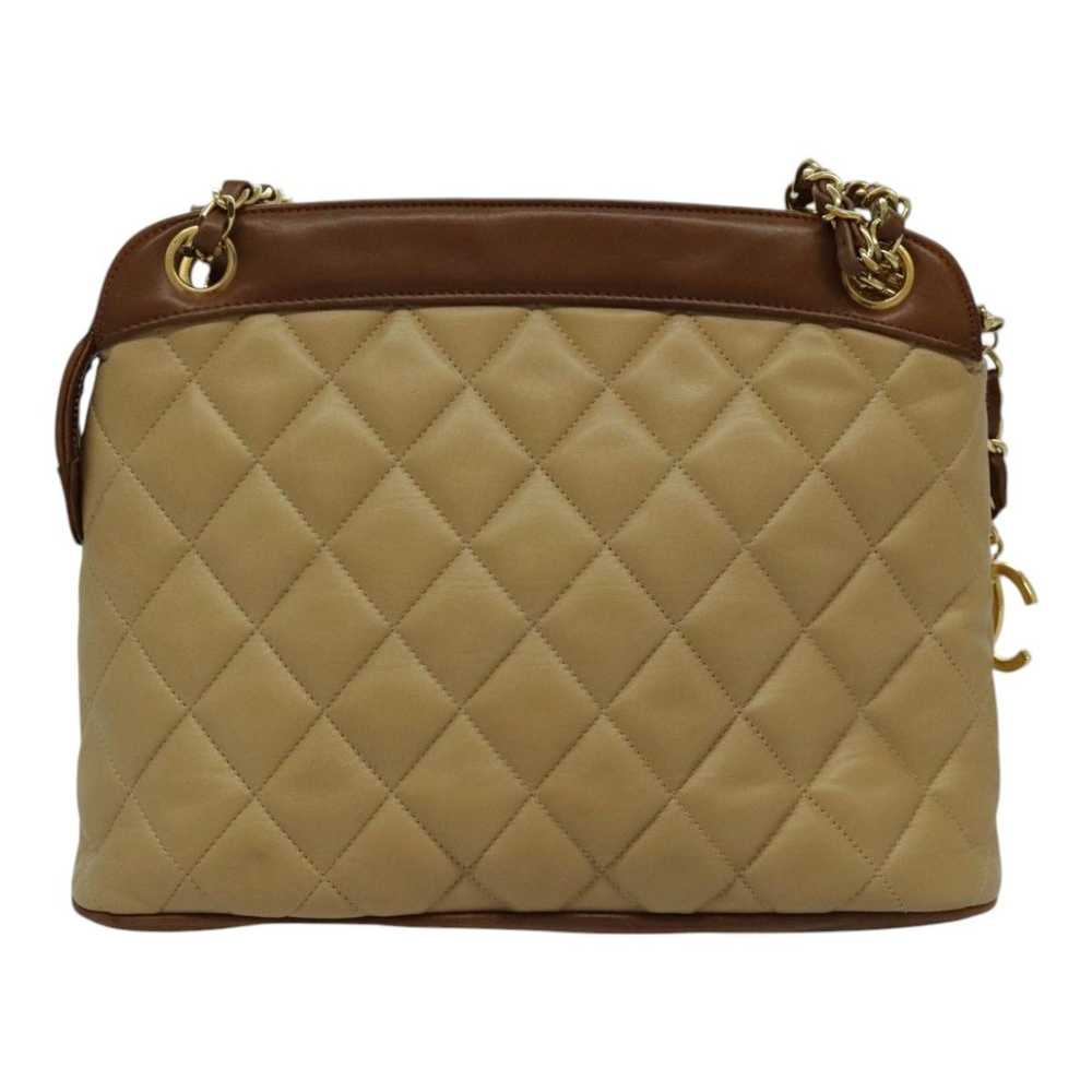 Chanel Vintage Beige Leather Shoulder Bag (Pre-Ow… - image 2