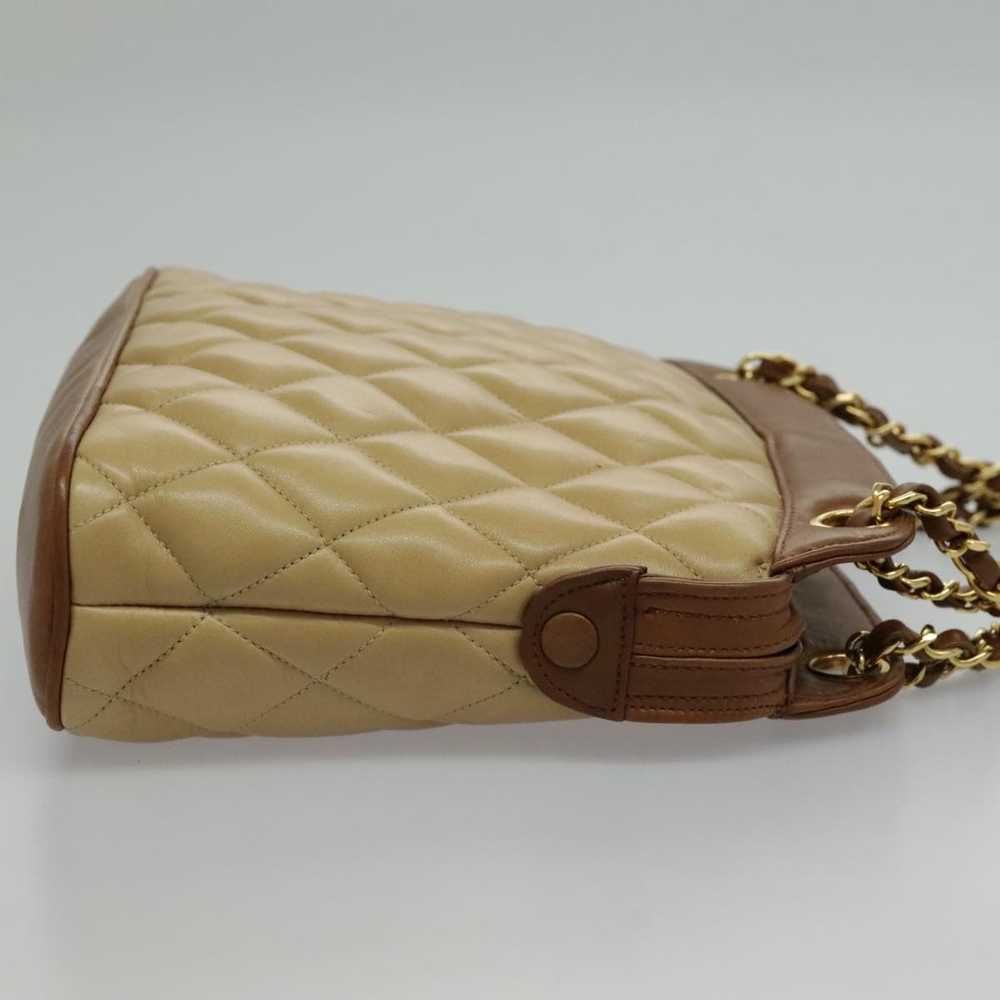 Chanel Vintage Beige Leather Shoulder Bag (Pre-Ow… - image 4