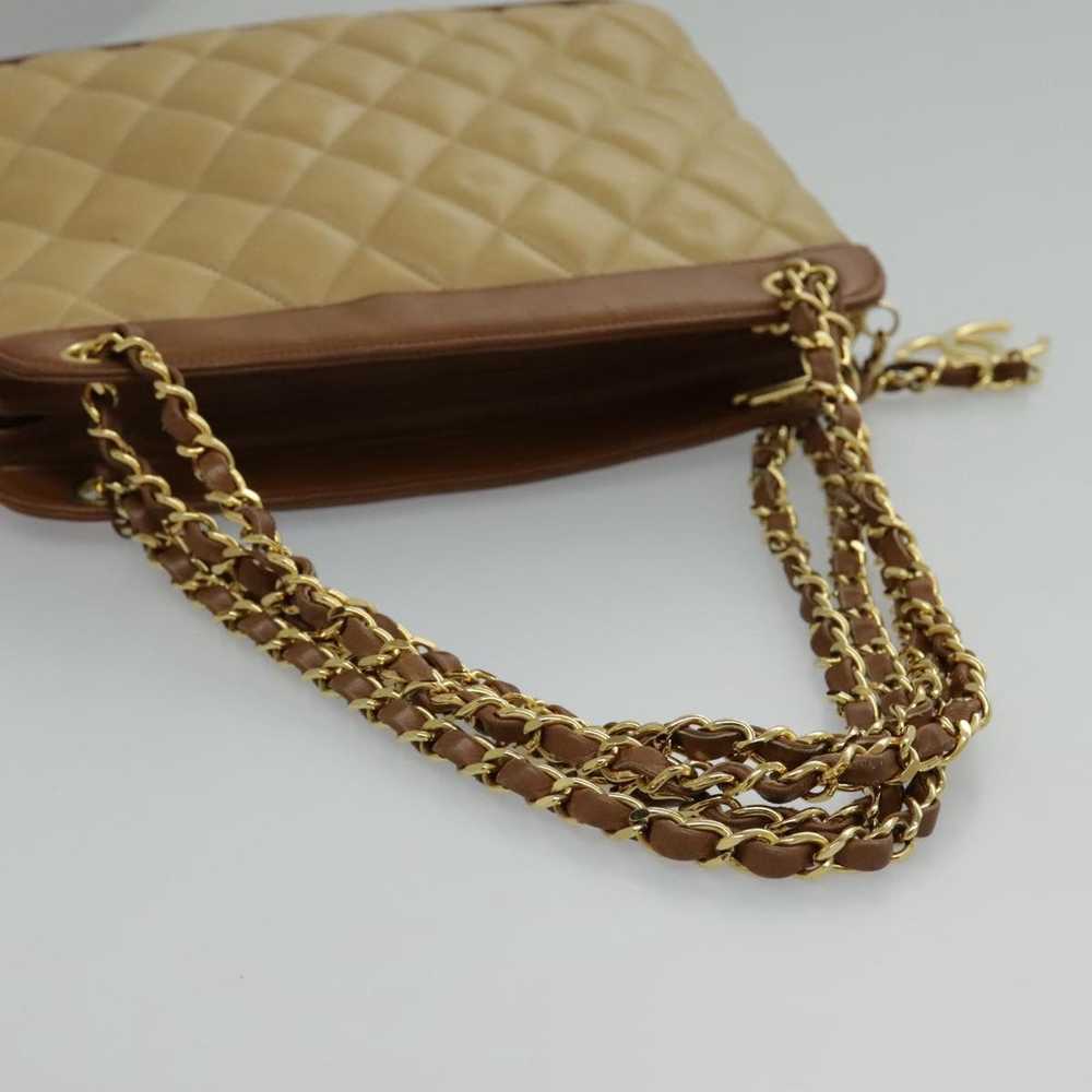 Chanel Vintage Beige Leather Shoulder Bag (Pre-Ow… - image 5