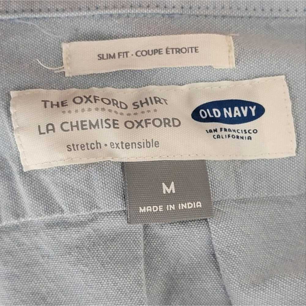 Old Navy Chambray Blue Oxford - M - image 4