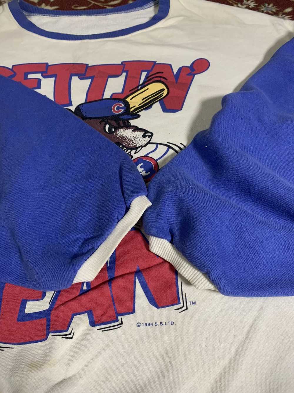 MLB × Very Rare × Vintage 1984 CHICAGO CUBS SWEAT… - image 6