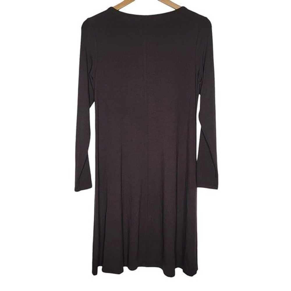 Eileen Fisher Small Dark Red / Brown Long Sleeve … - image 2