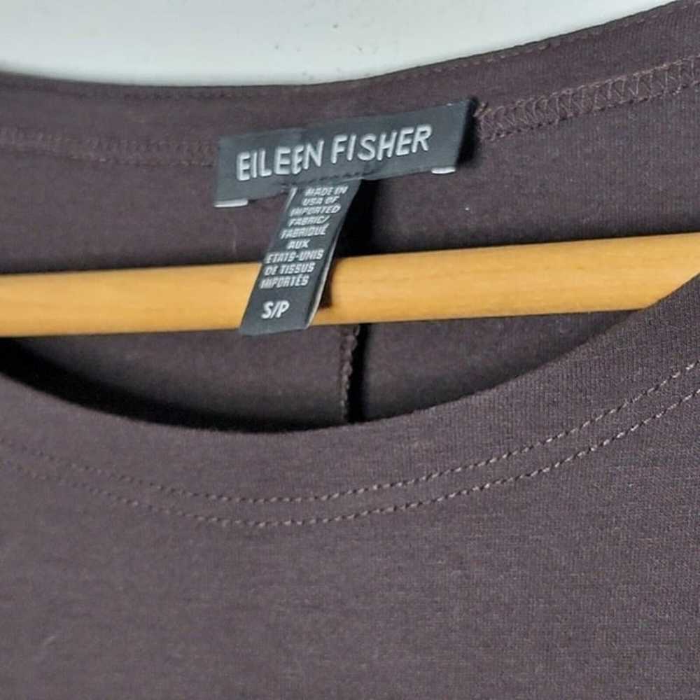 Eileen Fisher Small Dark Red / Brown Long Sleeve … - image 4